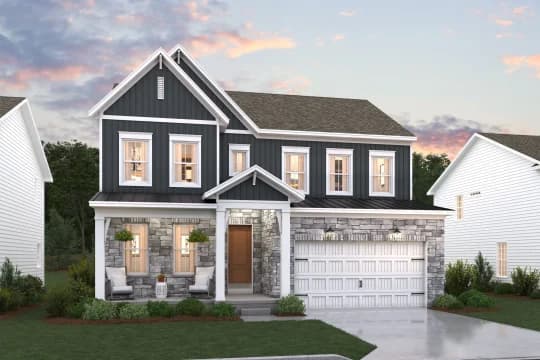 Pleasanton Omaha Elevation FE stone Level