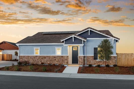 Four Seasons at The Ranch Winter Eagle Craftsman Exterior Elevation Classic Palette 3 Level