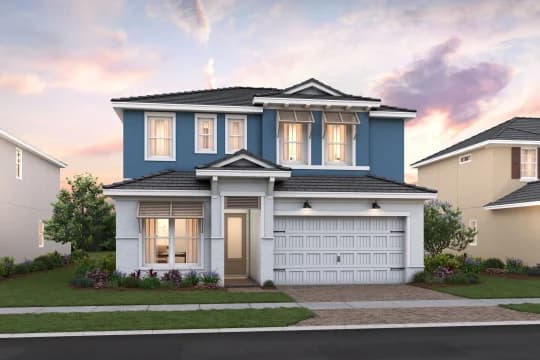 Parkside at Tuttle Royale Reine II Reine II ESP Coastal Elevation DUSK Level 3