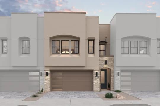 Serenity at Sonoran Foothills Sea Bright II Elevation Mediterranean Modern V Level 2