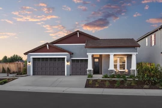 Cypress at The Fairways Aegean ESP Craftsman Exterior Elevation Loft Palette 6 Level 2